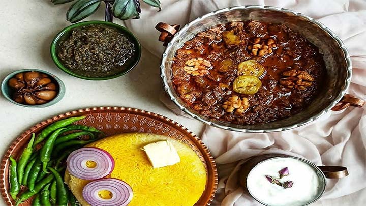 طرز تهیه خورشت شش انداز گیلانی طرز تهیه خورشت شش انداز گیلانی