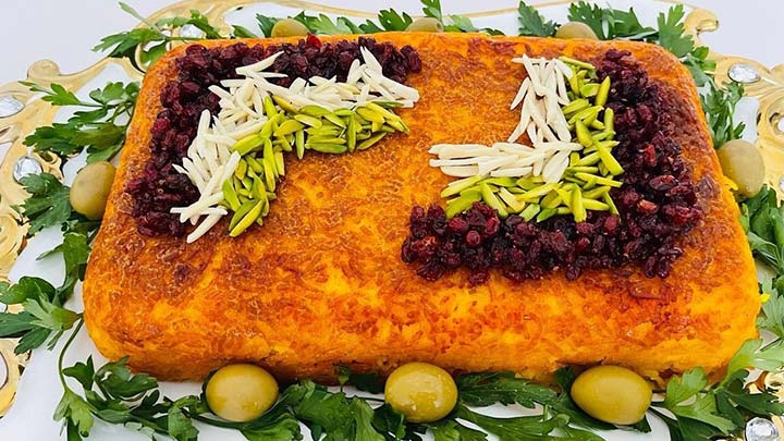 تهیه ته چین خوشمزه و رستورانی