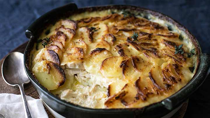 طرز تهیه گراتن مرغ بدون فر و در تابه