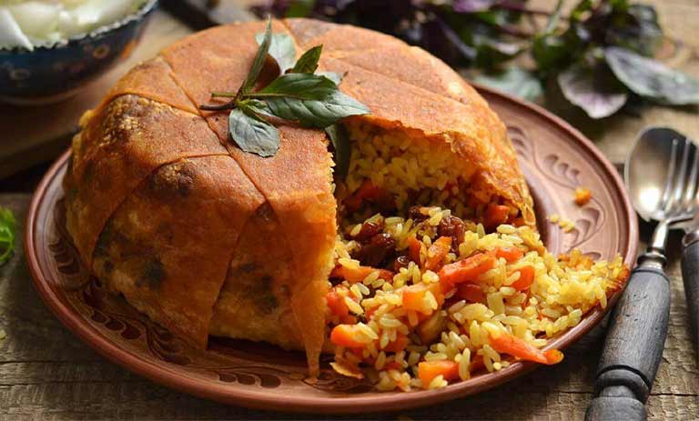 طرز تهیه به پلو اصفهانی با مرغ؛ خوشمزه و مجلسی