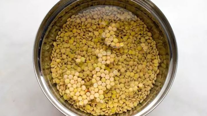 زمان لازم برای خیساندن عدس