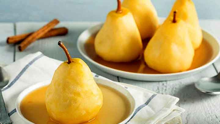 مراحل طرز تهیه کمپوت گلابی زعفرانی مراحل طرز تهیه کمپوت گلابی زعفرانی