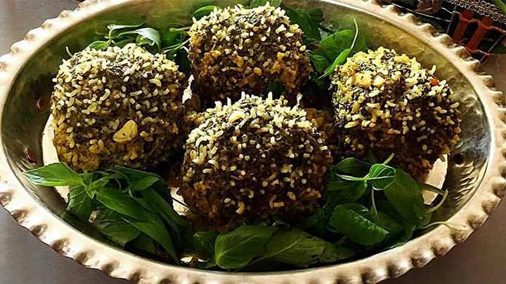 دستور تهیه کوفته شوید باقلا اصفهانی