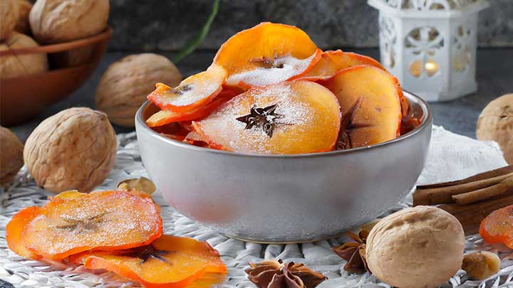 نکات و فوت و فن‌های طرز تهیه چیپس خرمالو