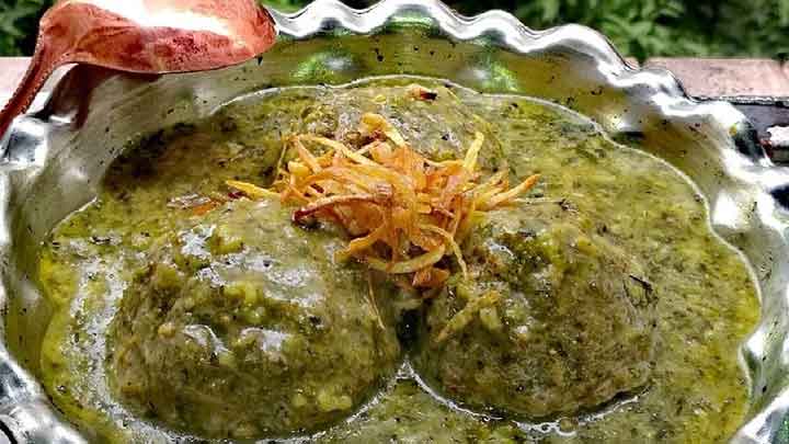 طرز تهیه کوفته سبزی شیرازی