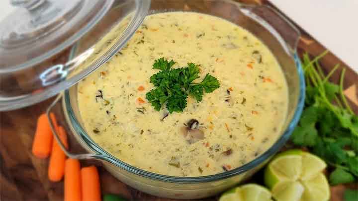 لعاب دادن سوپ