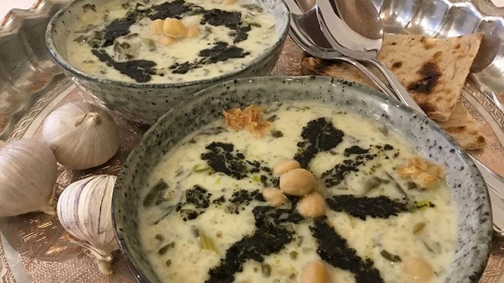 آش دوپتی اصل مازندرانی با باقلا خشک آش دوپتی اصل مازندرانی با باقلا خشک