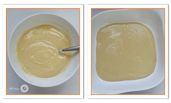 شکلات سفید را هم به مواد دیگر حلوا مرمری اضافه کنید