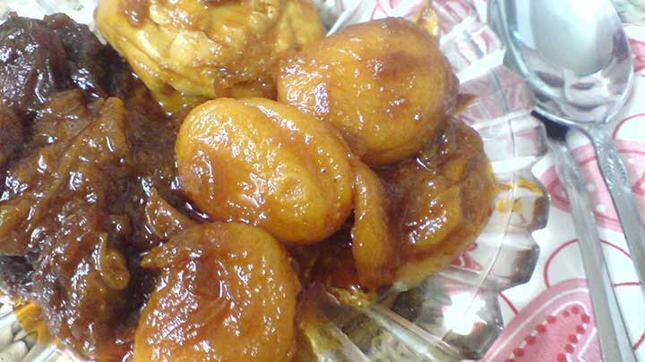 مراحل درست کردن خورشت شیرین قورمه مراحل درست کردن خورشت شیرین قورمه