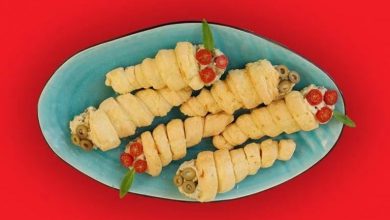 طرز تهیه سالاد الویه قیفی به روش آسان و سریع