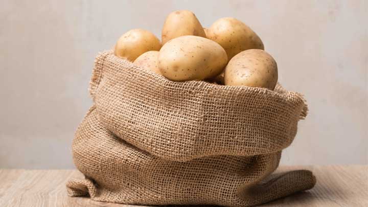 نکته‌های مراقبت از سیب زمینی خام