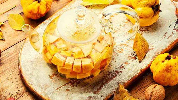 طرز تهیه چای به و سیب طرز تهیه چای به و سیب