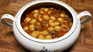 طرز تهیه آش گوشواره تبریز به روش خانگی؛ خوشمزه و مجلسی