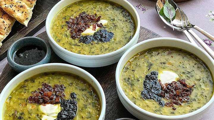 آش شولی از غذاهای محلی یزد آش شولی از غذاهای محلی یزد