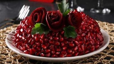 طرز تهیه سالاد الویه انار خوشمزه و مجلسی؛ مناسب شب یلدا