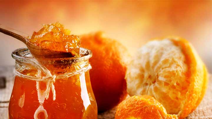 مراحل تهیه مربای پرتقال حلقهای مراحل تهیه مربای پرتقال حلقهای