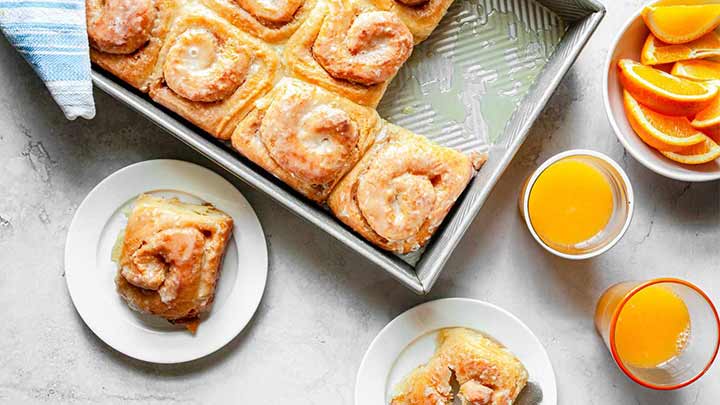 مراحل تهیه رولت پرتقال مراحل تهیه رولت پرتقال