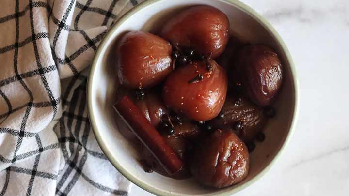 مراحل تهیه ترشی انجیر تازه مراحل تهیه ترشی انجیر تازه