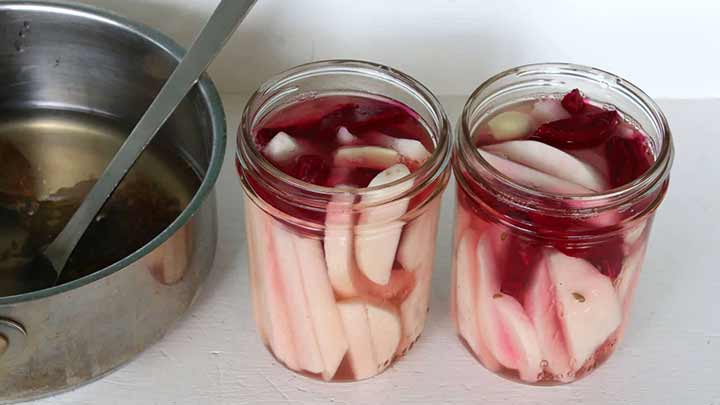 طرز تهیه ترشی شلغم زمینی طرز تهیه ترشی شلغم زمینی