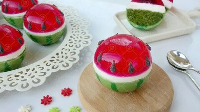 طرز تهیه چیزکیک مدرن هندوانه🍉؛ چیزکیک خوشمزه شب یلدا