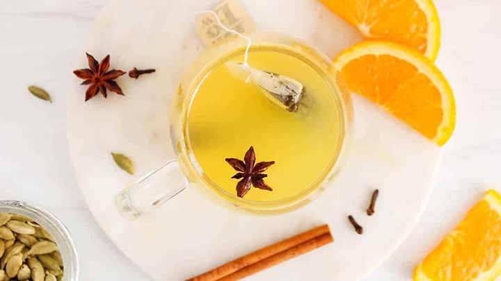 مراحل تهیه دمنوش پوست پرتقال مراحل تهیه دمنوش پوست پرتقال