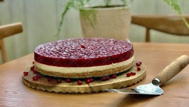 طرز تهیه چیزکیک ژله اناری، طعمی بسیار متفاوت برای شب یلدا