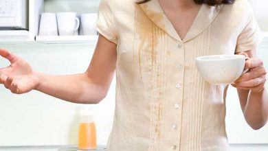 6 روش ساده برای از بین بردن لکه قهوه و چای از روی لباس