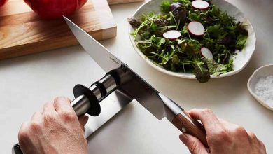 معرفی 10 تکنیک‌ ساده برای تیز کردن چاقو در خانه