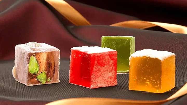 مراحل تهیه لوکوم نارنگی مراحل تهیه لوکوم نارنگی