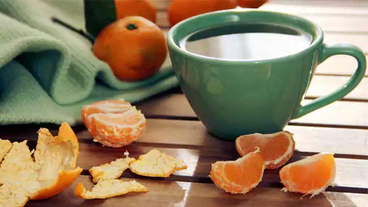 تسکین درد معده با دمنوش پوست نارنگی تسکین درد معده با دمنوش پوست نارنگی