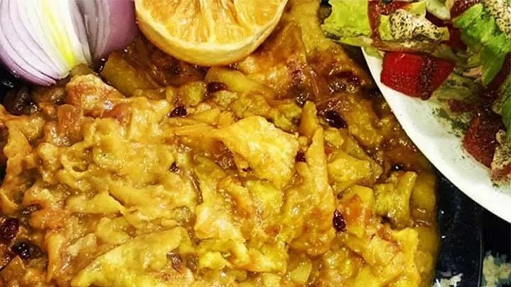 اوپیوزی (آب پیازی یا اشکنه) از غذاهای محلی خوزستان اوپیوزی (آب پیازی یا اشکنه) از غذاهای محلی خوزستان