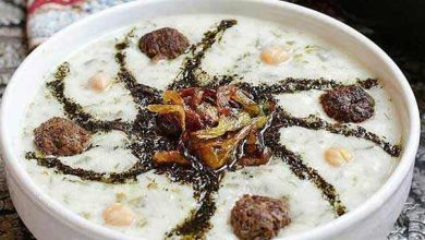 طرز تهیه آش دوغ لری با گوشت چرخ کرده؛ خوشمزه و اصیل