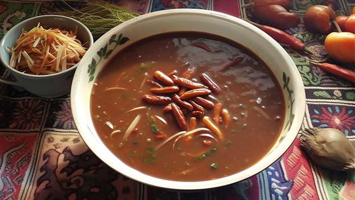 مراحل تهیه آش گیلدیک اردبیلی مراحل تهیه آش گیلدیک اردبیلی