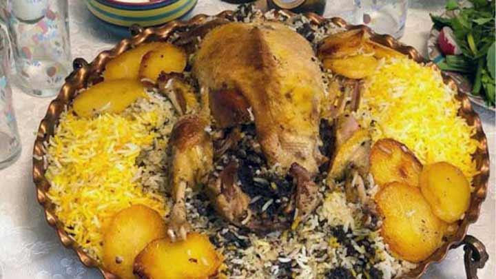 رسپی باسترما پلو به روش اردبیلی