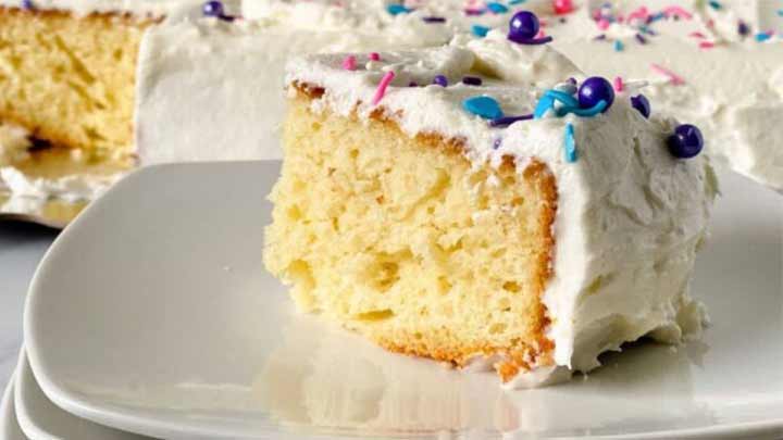 مراحل تهیه کیک تخته‌ای