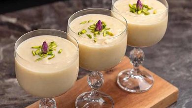 طرز تهیه دسر مهلبیه عربی خوشمزه؛ مرحله به مرحله