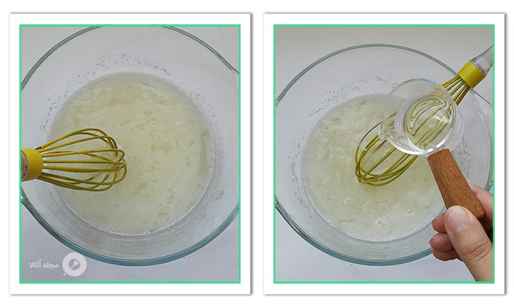 آب و وانیل را به مواد فورچون کوکی اضافه کنید