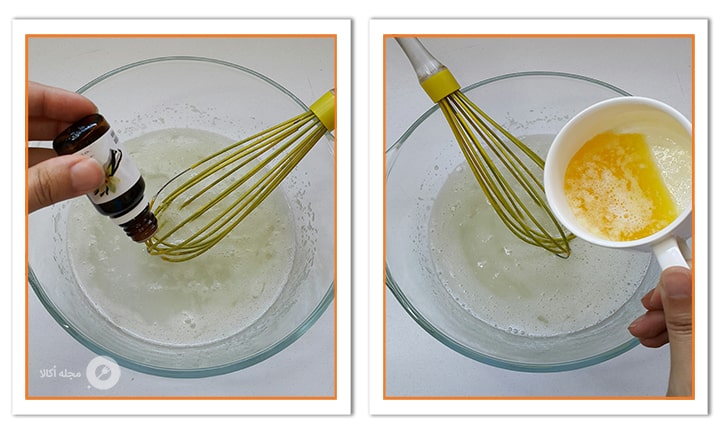 کره بن ماری شده را به مواد شیرینی شانس اضافه کنید