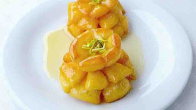 طرز تهیه خاگینه به شکل گل نیلوفر؛ خاگینه نیلوفری مجلسی!