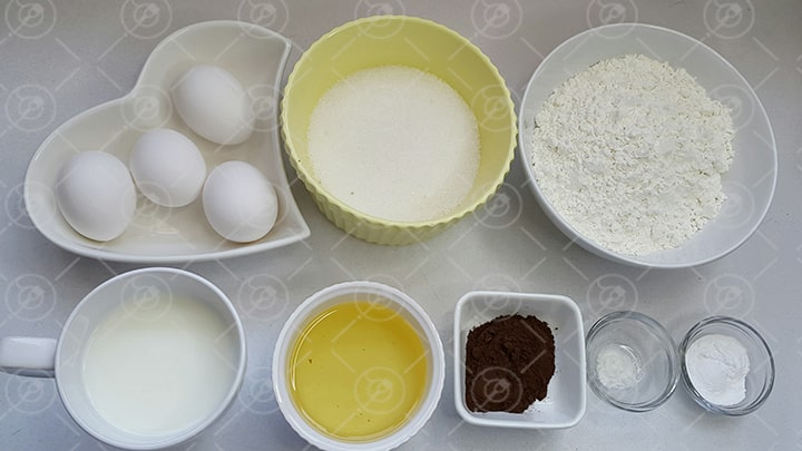 مواد لازم برای کیک (köstebek pasta) مواد لازم برای کیک (köstebek pasta)