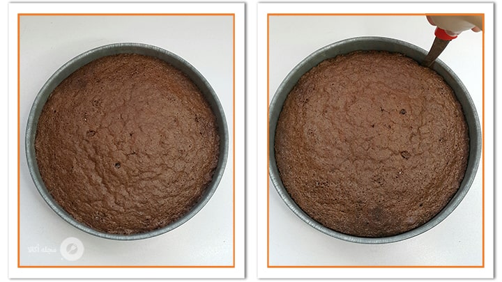 بعد از اینکه کیک سرد شد آن را از قالب دربیاورید برای کیک کوبستک بعد از اینکه کیک سرد شد آن را از قالب دربیاورید برای کیک کوبستک