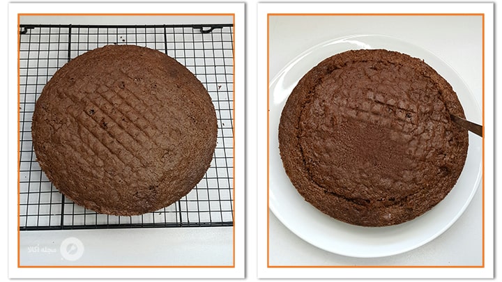 طریقه بریدن و خالی کردن کیک کوستبک طریقه بریدن و خالی کردن کیک کوستبک