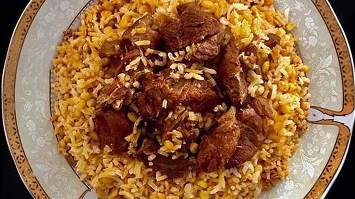 مراحل تهیه لپه پلو کرمانی با گوشت چرخ کرده و زیره مراحل تهیه لپه پلو کرمانی با گوشت چرخ کرده و زیره