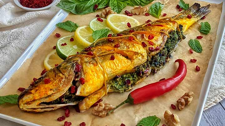 ماهی صبور شکم پر خوشمزه و مجلسی ماهی صبور شکم پر خوشمزه و مجلسی