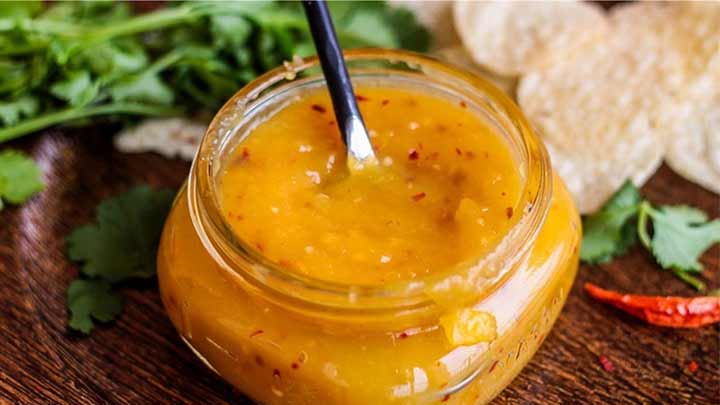 طرز تهیه سس انبه با انبه تازه