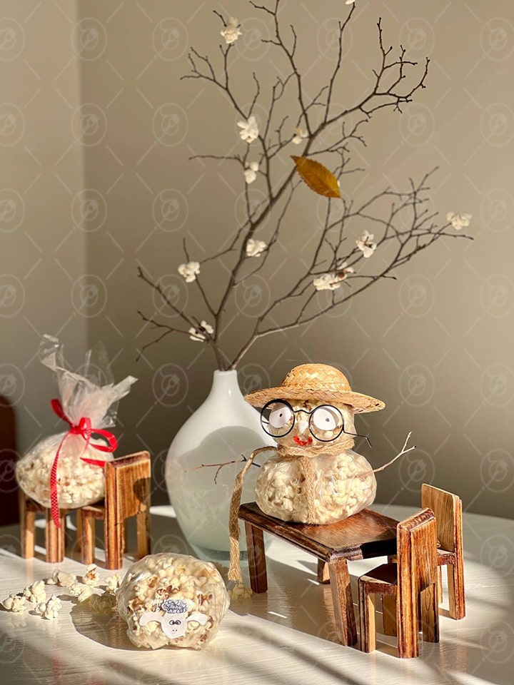 تزیین پفیلا به شکل بره زبل