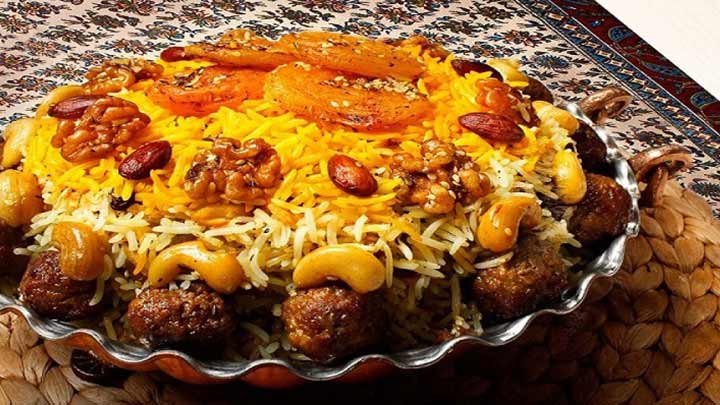 رشته پلو با قیسی مجلسی رشته پلو با قیسی مجلسی