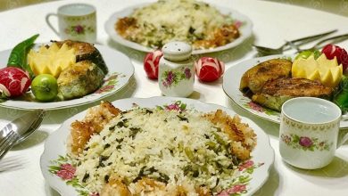 طرز تهیه شوید پلو کته‌ای با ماهی؛ سریع و خوشمزه