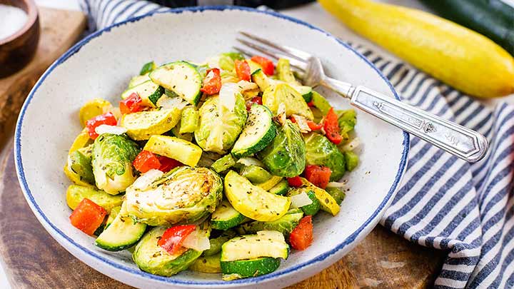 مراحل پخت سبزیجات با هواپز