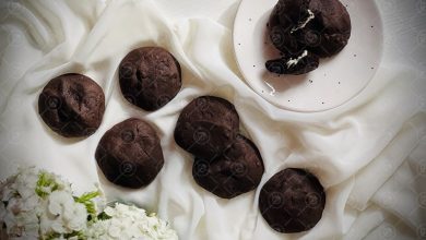 طرز تهیه کوکی دبلچاکلت با مغزی شکلات فوقالعاده نرم و لطیف